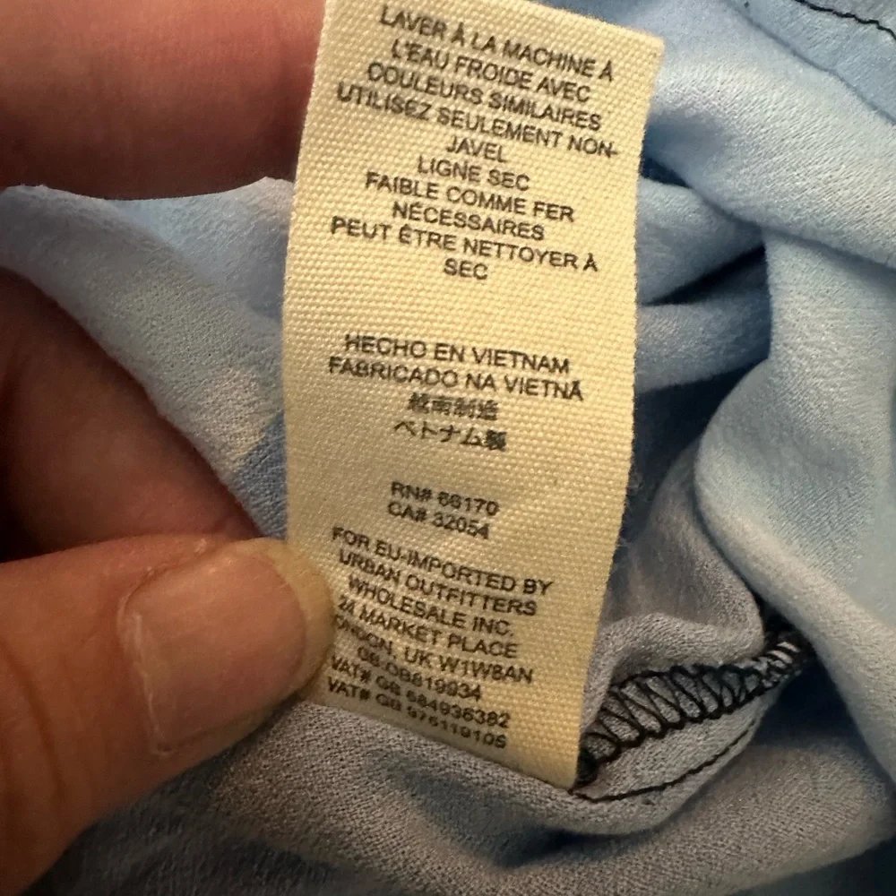 Free People Womens Beat Of My Heart OB819934 Tunic Dress Relaxed Blue Size S - Picture 8 of 10